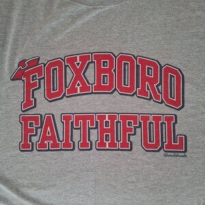 T Shirt Foxboro Faithful NFL Stadium New England Patriots Adult Size L New NWT